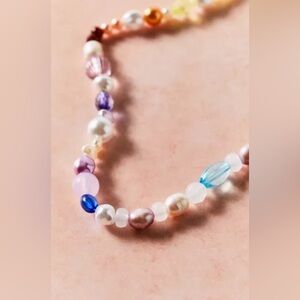 NWT Urban Outfitters Genevieve Statement Pearl Necklace